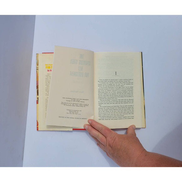 Vintage The Stainless Steel Rat for President Harry Harrison Nelson, scifi, Book - Picture 8 of 10